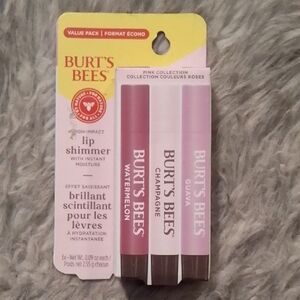 Burt's Bees Lip Shimmer Trio - Watermelon, Champagne, Pink